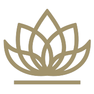 bold thick-line lotus favicon matching the QR weight