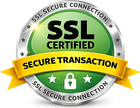 SSL secure transaction badge